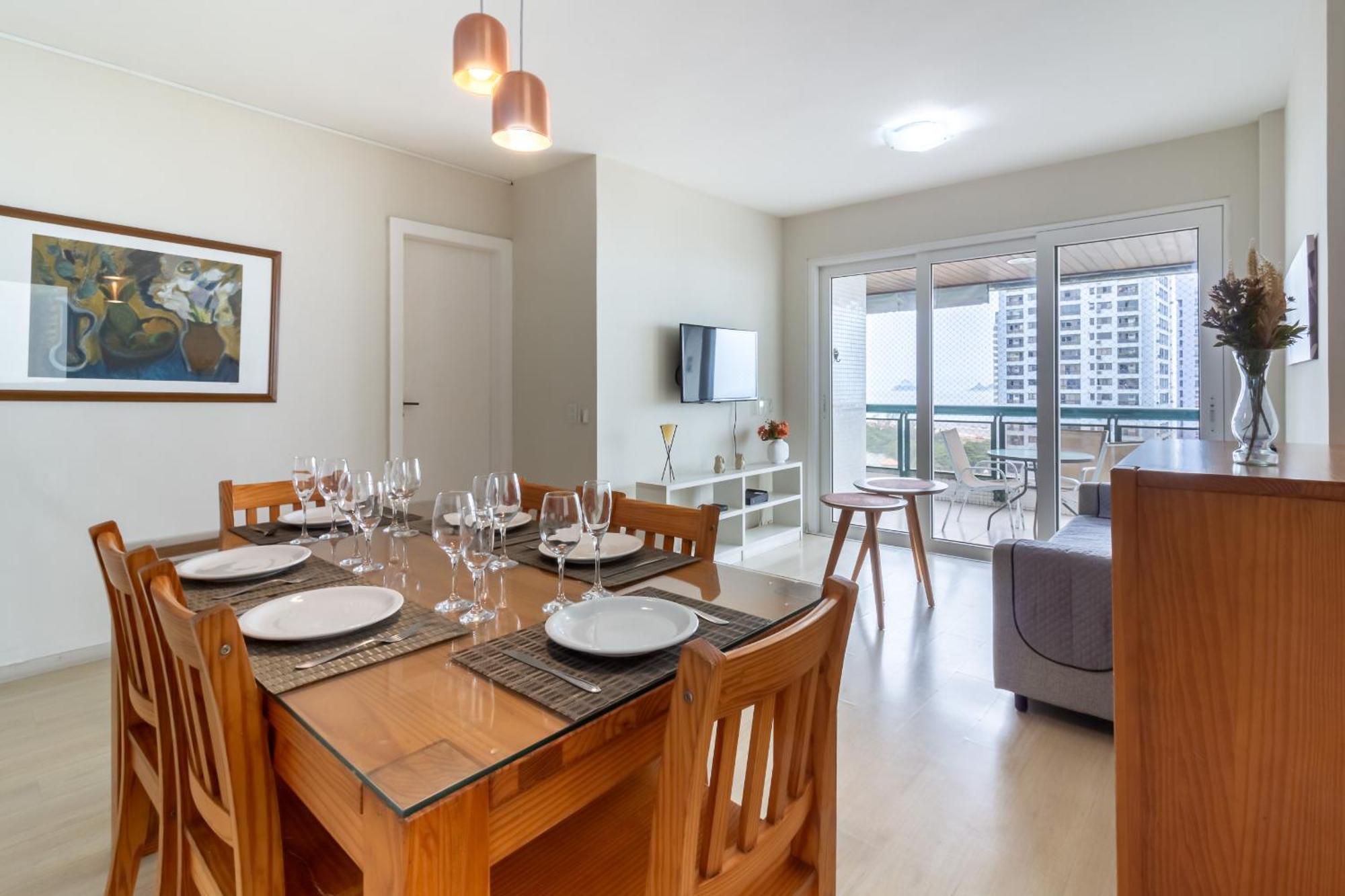 Atraente Na Barra Da Tijuca Com Vista - As1602 Z10 Apartamento